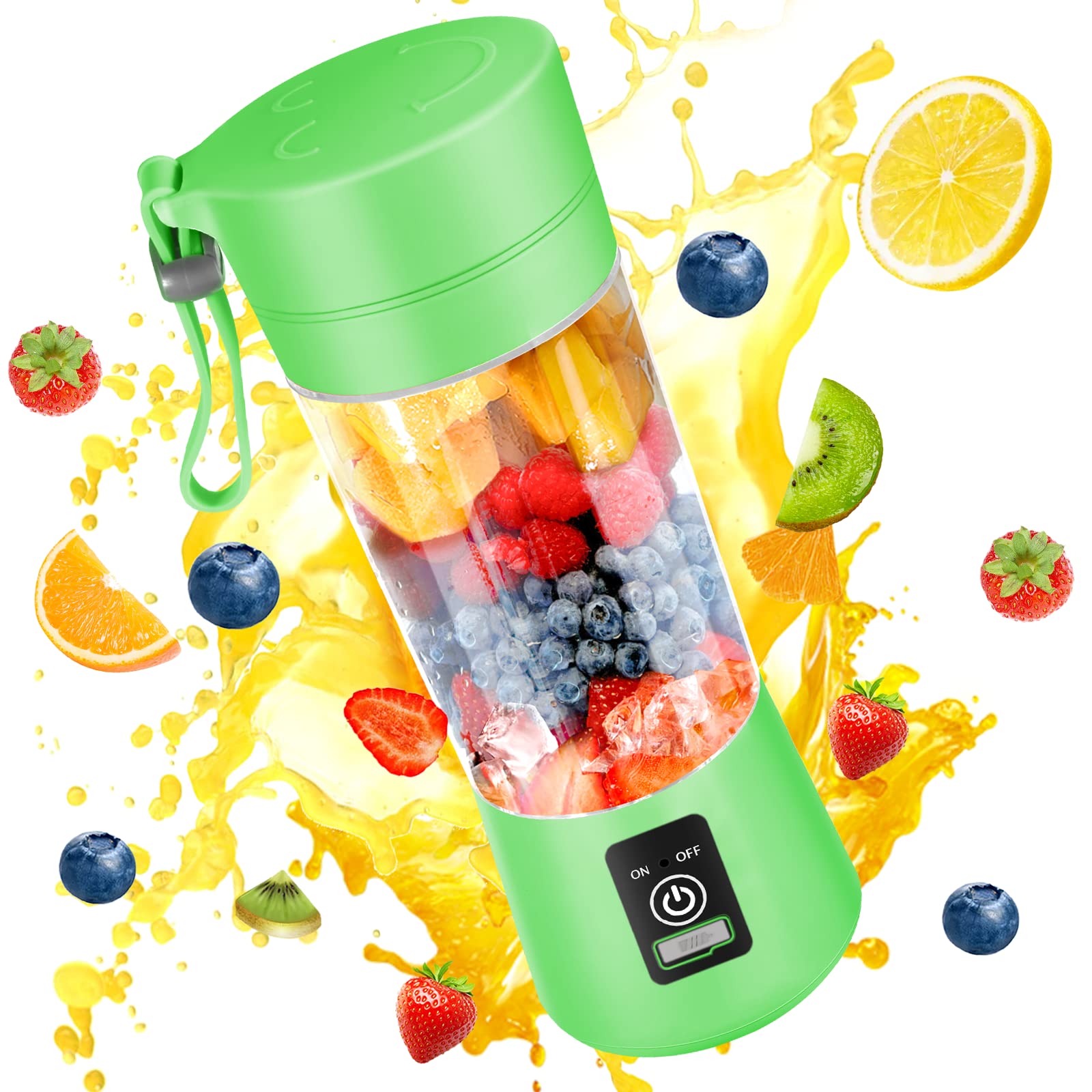 Portable Blender Usb Rechargeable - Portátil mini espremedor elétrico 380ml handheld