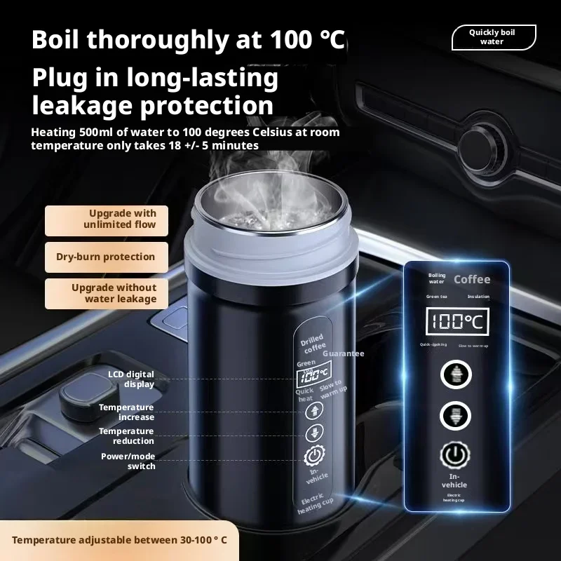 Chaleira Elétrica para Carro d - Electric Kettle Temperature Control avaliação e preço