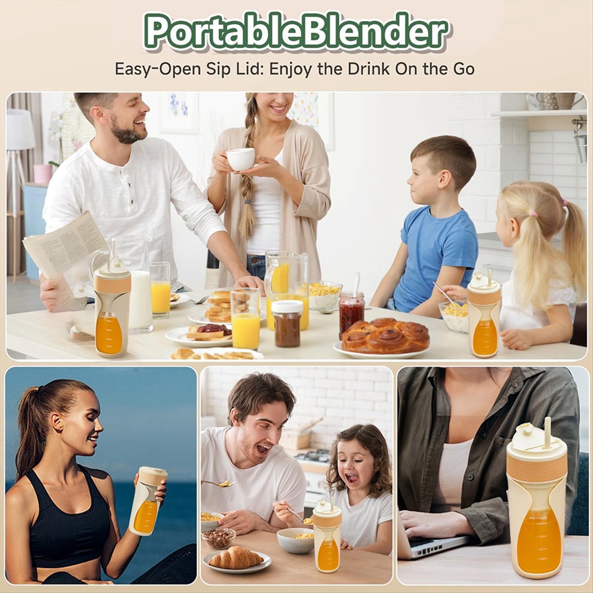 Copo Liquidificador Portátil 4 - Portable Blender Usb Rechargeable avaliação e preço