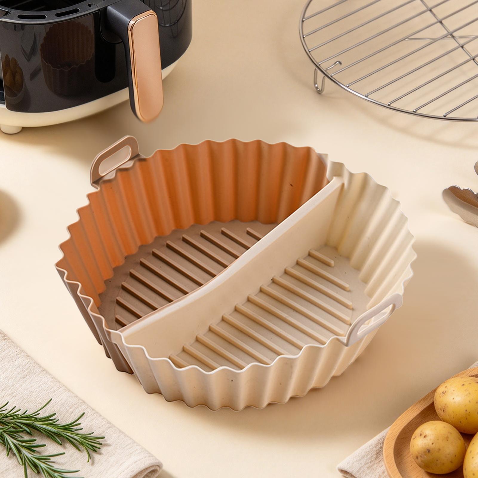 Forros de silicone reutilizáve - Air Fryer Silicone Pot Liner avaliação e preço