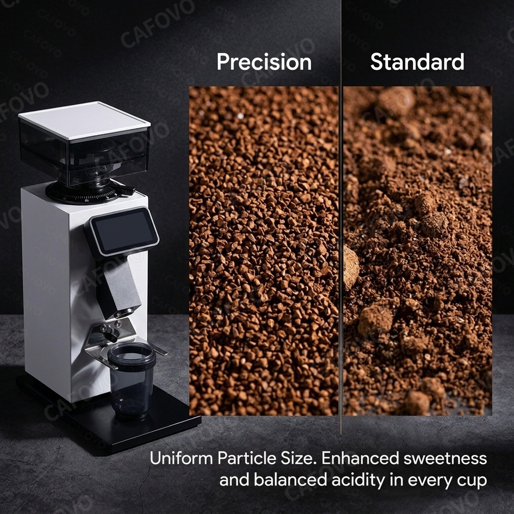 Moinho de Café CAFOVO G964F co - Coffee Bean Grinder Electric avaliação e preço